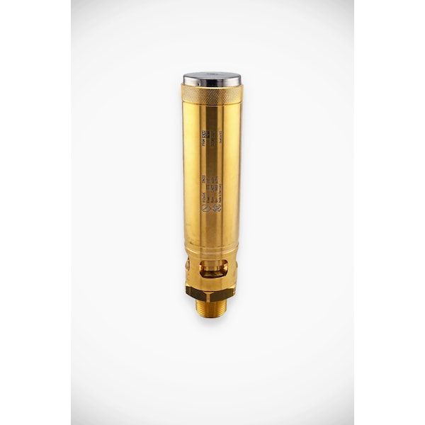 Goetze Kg High Performance PRV series 812, ASME certified, Brass, for gaseous media, 3/4 in. male NPT, 175PSI 812sGK-20-NPT-m/-20/-FKM 175 PSI - main